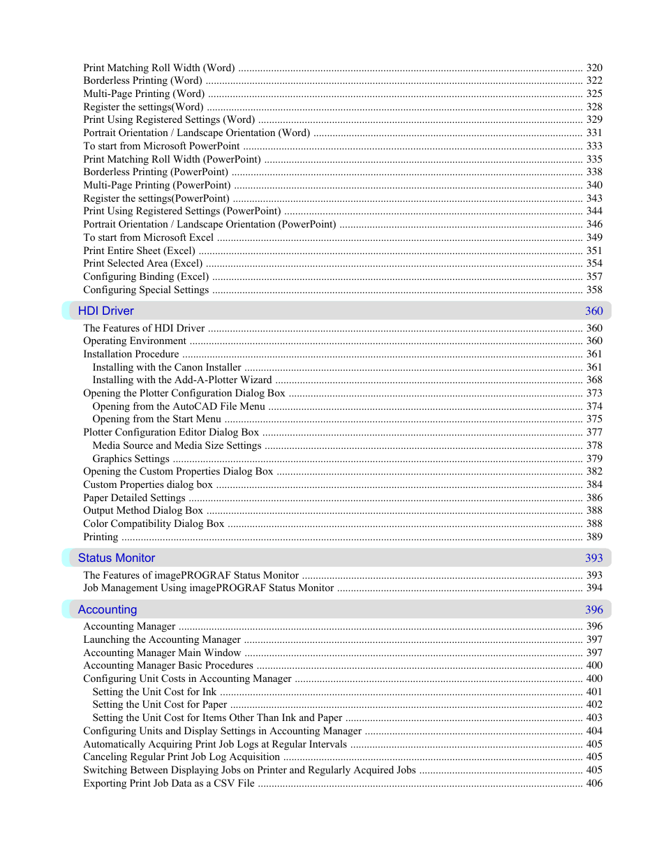 Canon imagePROGRAF iPF825 User Manual | Page 7 / 956
