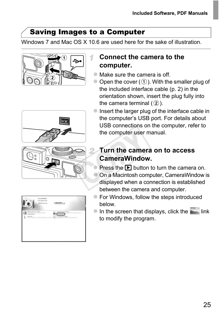 Cop y | Canon PowerShot G1 X User Manual | Page 25 / 36
