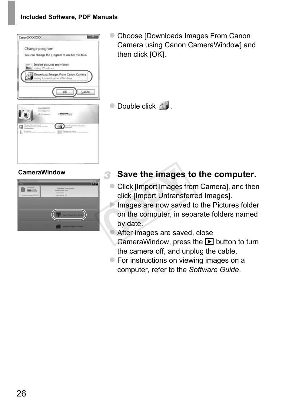 Cop y | Canon PowerShot G1 X User Manual | Page 26 / 36