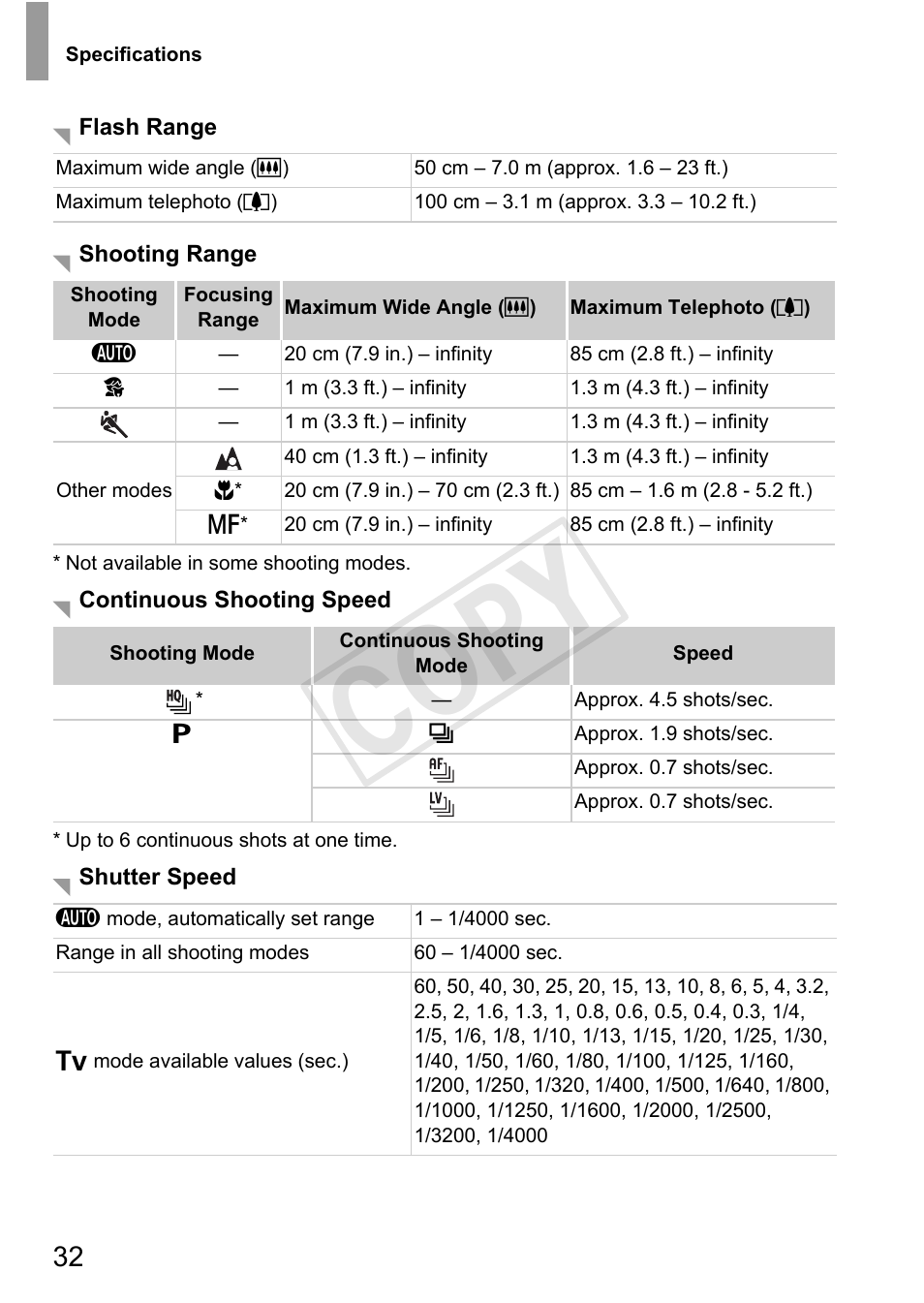 Cop y | Canon PowerShot G1 X User Manual | Page 32 / 36