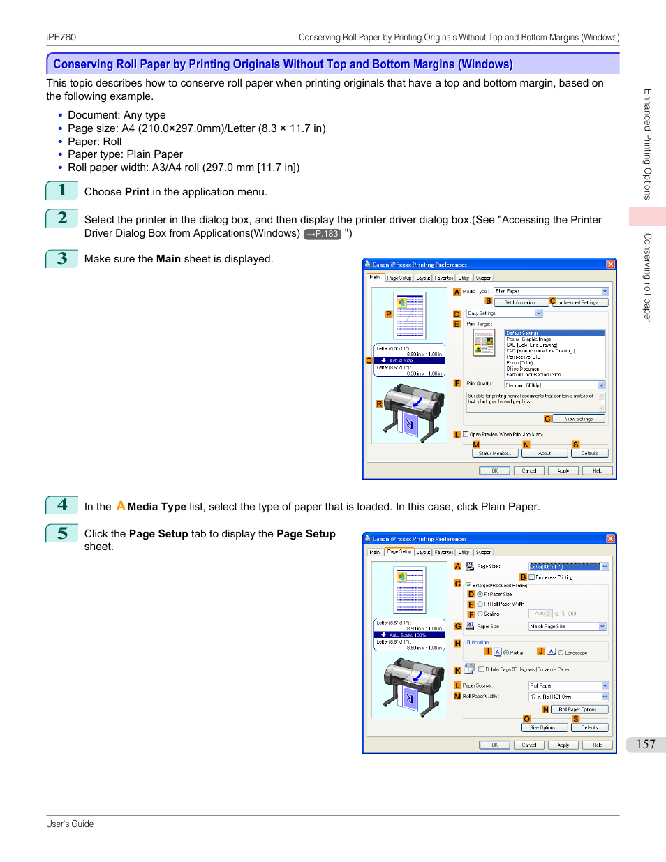 P.157 | Canon imagePROGRAF iPF760 User Manual | Page 157 / 686