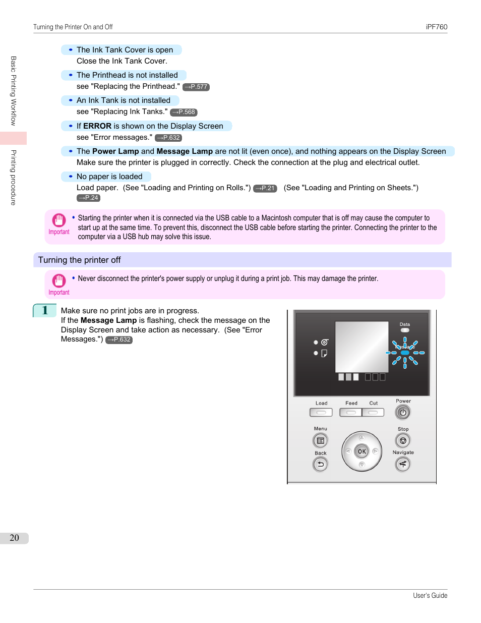 Canon imagePROGRAF iPF760 User Manual | Page 20 / 686