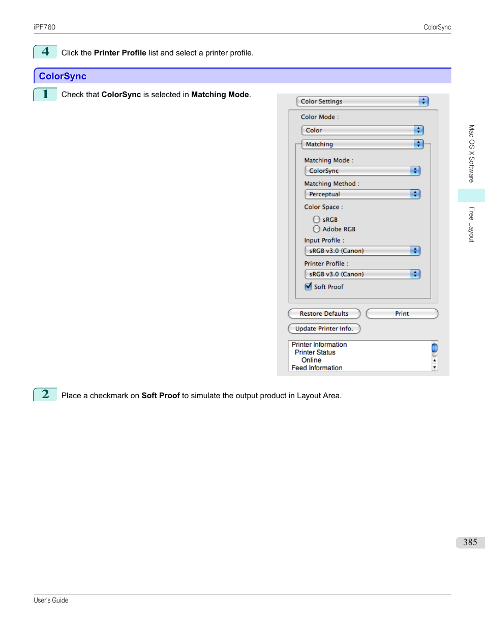 Colorsync, P.385 | Canon imagePROGRAF iPF760 User Manual | Page 385 / 686