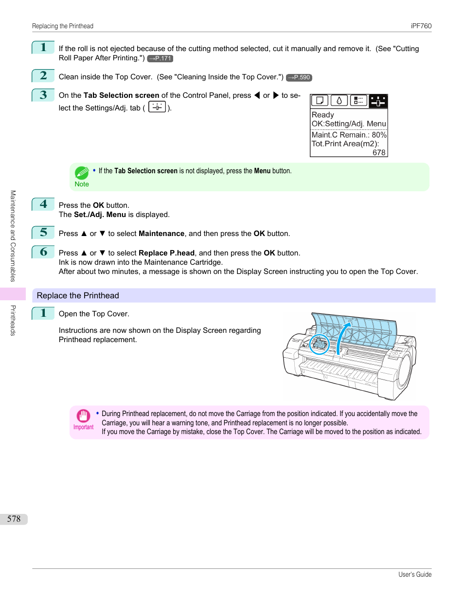 Canon imagePROGRAF iPF760 User Manual | Page 578 / 686