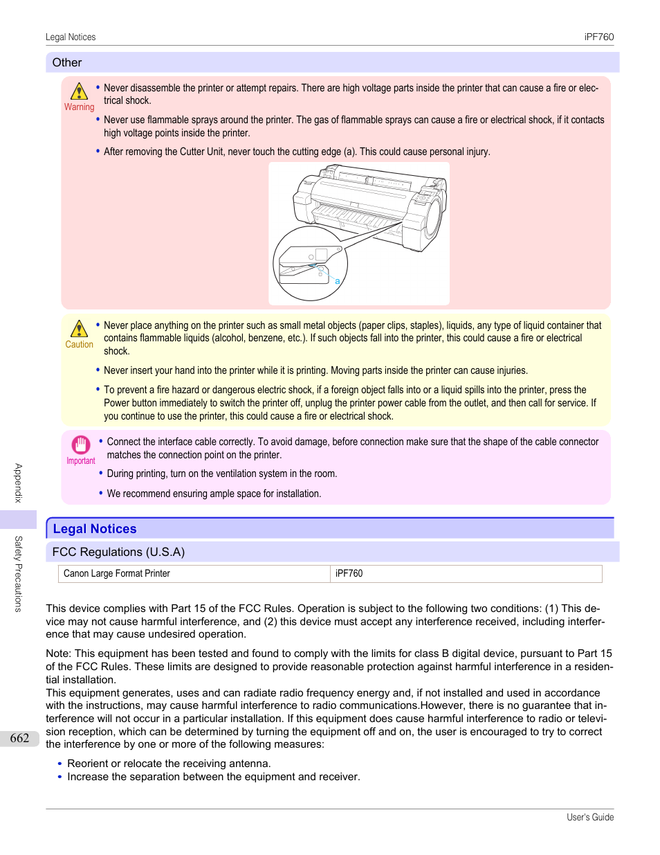 Legal notices | Canon imagePROGRAF iPF760 User Manual | Page 662 / 686