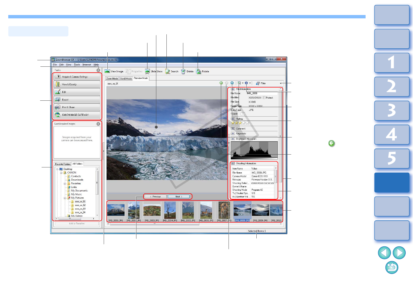 Preview mode, Fer to, P.90 | P.90), Cop y | Canon EOS Rebel T3i 18-55mm IS II Lens Kit User Manual | Page 91 / 100