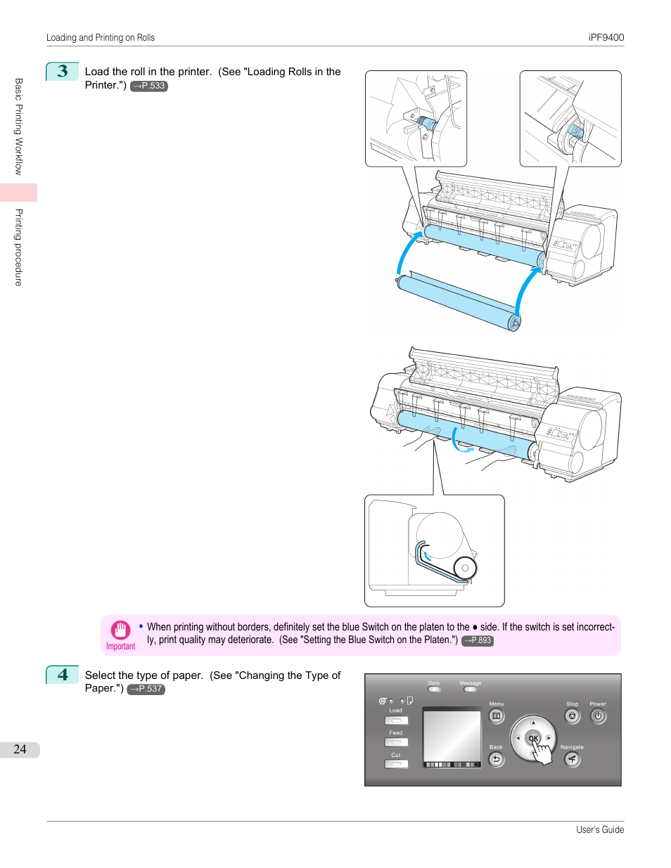 Canon imagePROGRAF iPF9400 User Manual | Page 24 / 964