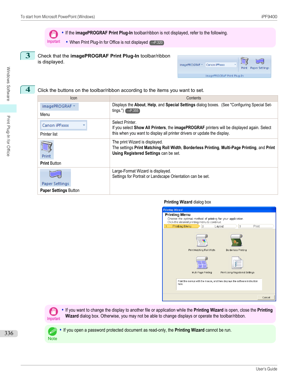 Canon imagePROGRAF iPF9400 User Manual | Page 336 / 964