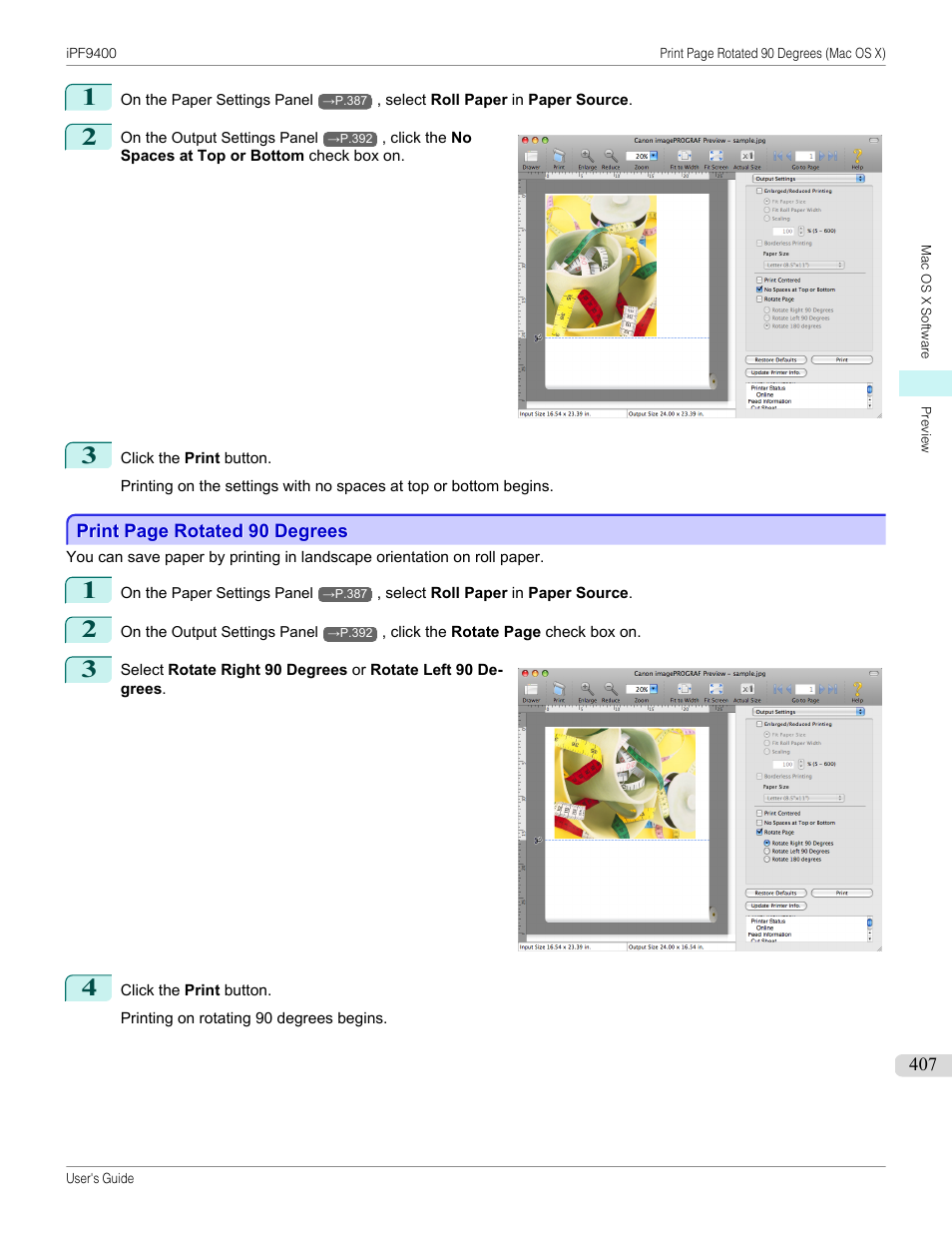 Canon imagePROGRAF iPF9400 User Manual | Page 407 / 964