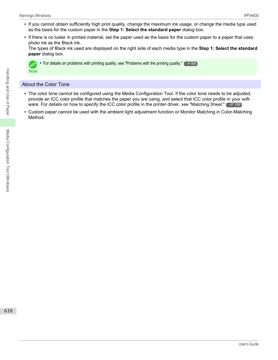 Canon imagePROGRAF iPF9400 User Manual | Page 610 / 964