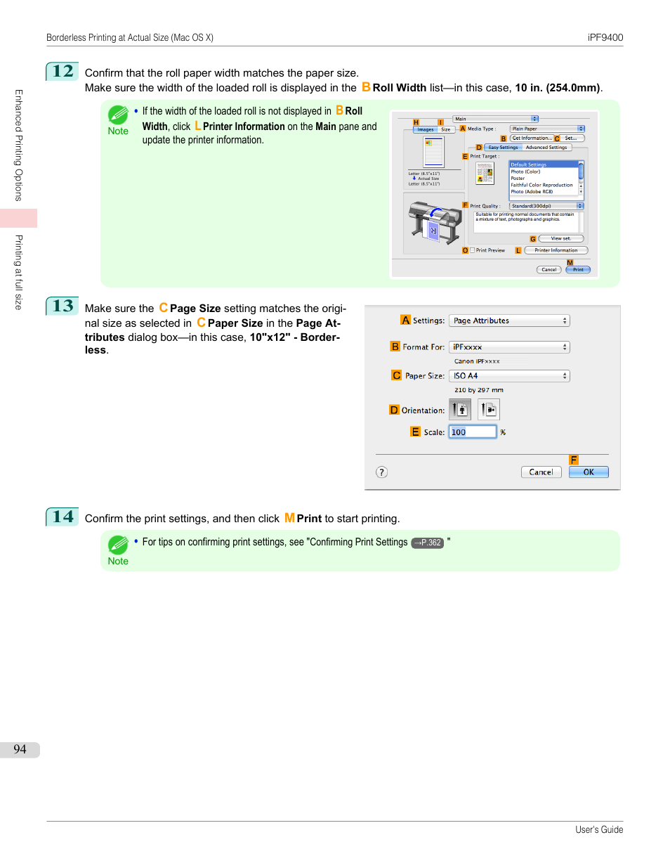 Canon imagePROGRAF iPF9400 User Manual | Page 94 / 964