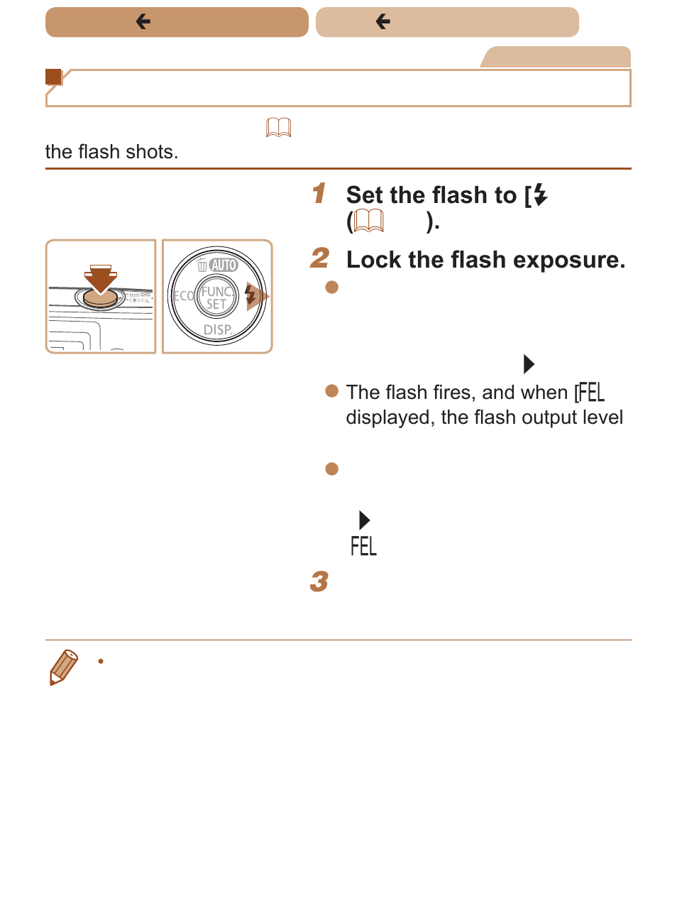 Shooting with the fe lock | Canon PowerShot ELPH 135 User Manual | Page 103 / 222