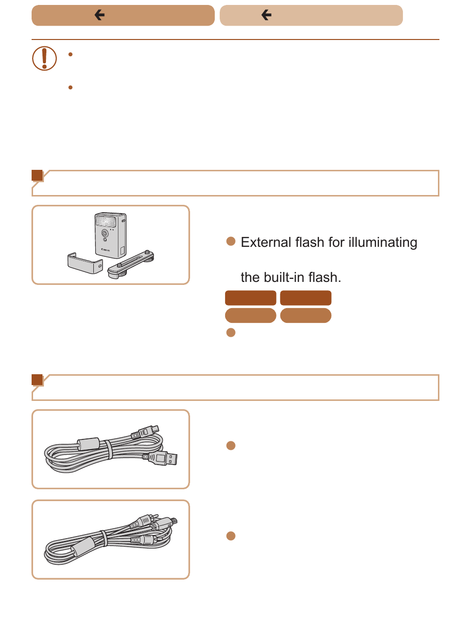 Flash units, Other accessories | Canon PowerShot ELPH 135 User Manual | Page 150 / 222