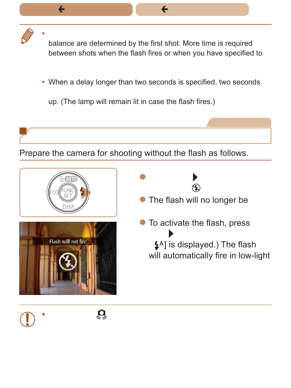 Deactivating the flash | Canon PowerShot ELPH 135 User Manual | Page 60 / 222
