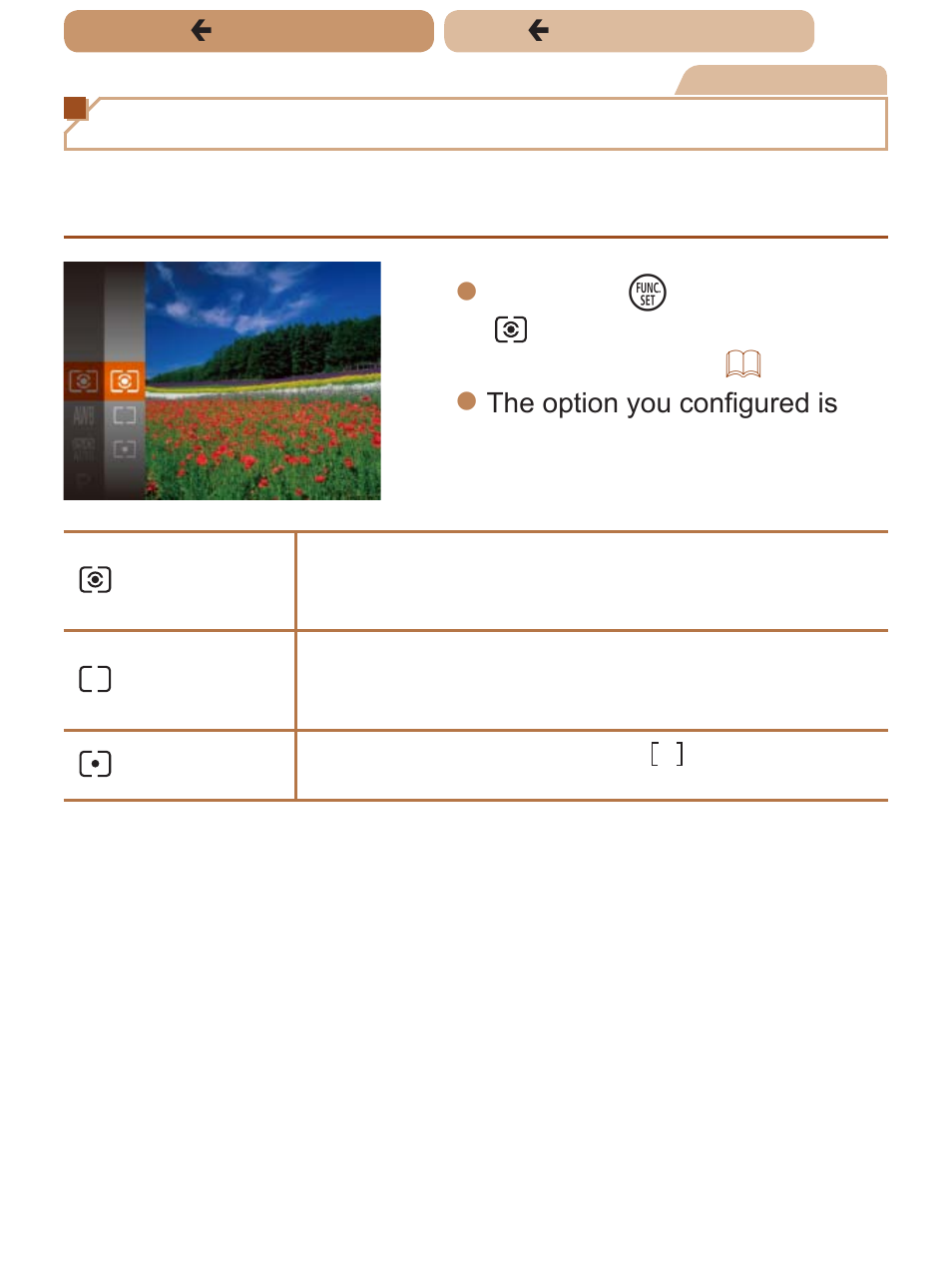 Changing the metering method | Canon PowerShot ELPH 135 User Manual | Page 88 / 222