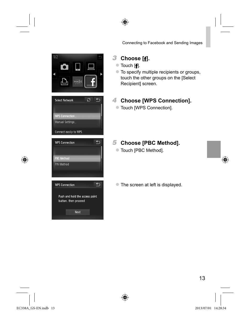 Canon PowerShot N Facebook ready Blue Jacket Bundle User Manual | Page 13 / 36