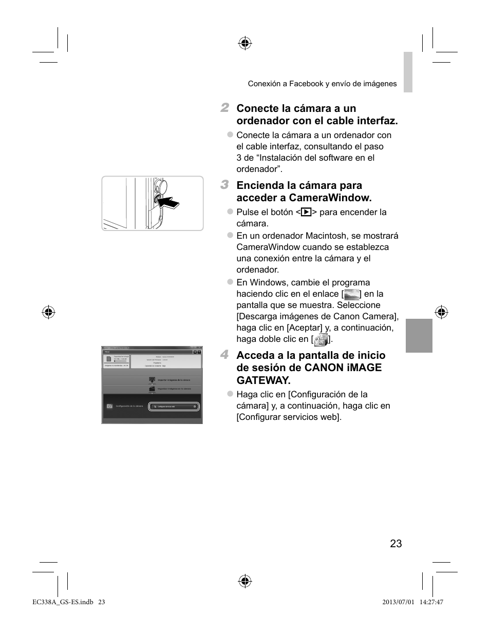 Canon PowerShot N Facebook ready Blue Jacket Bundle User Manual | Page 23 / 36