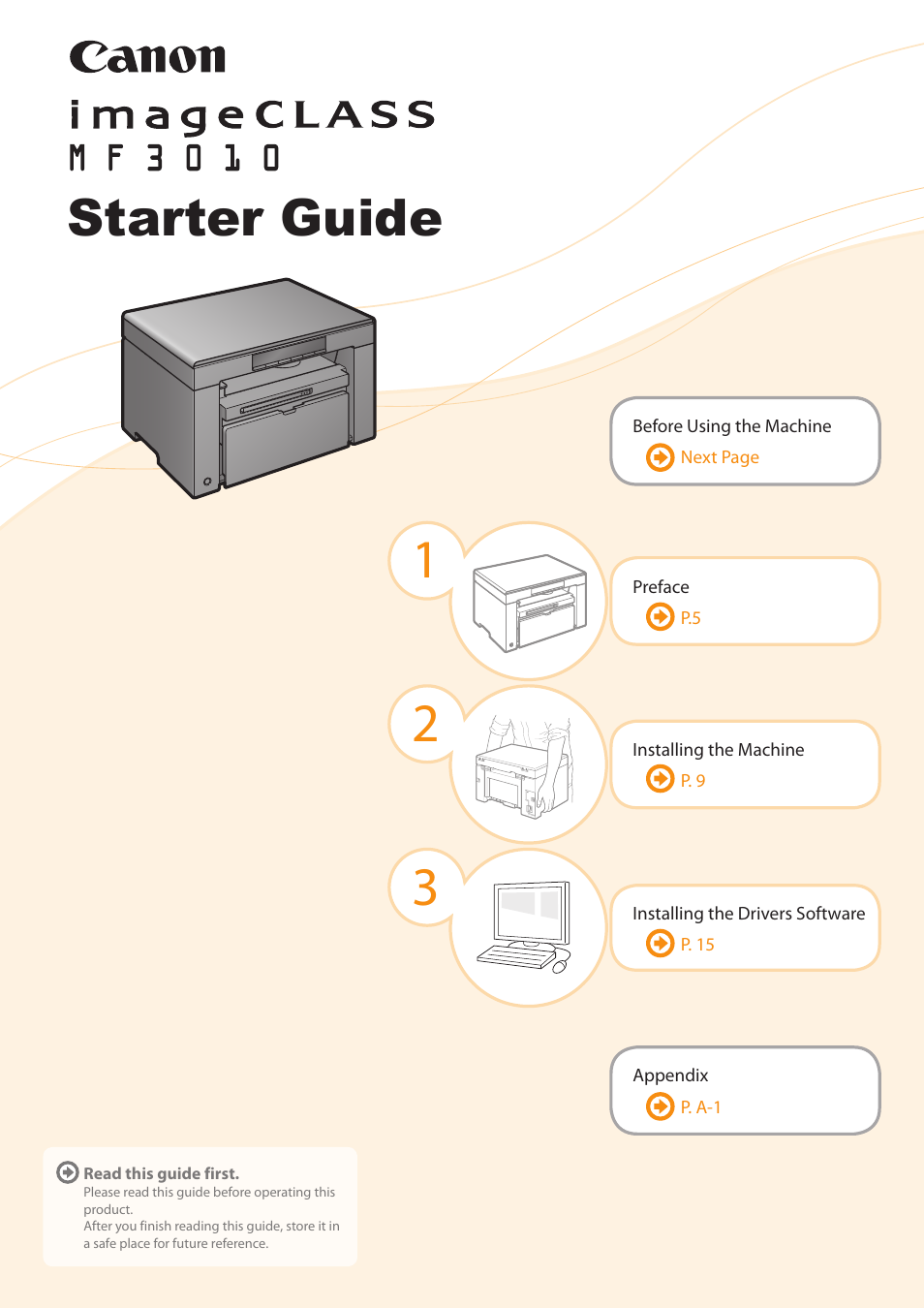 Canon imageCLASS MF3010 User Manual | 28 pages