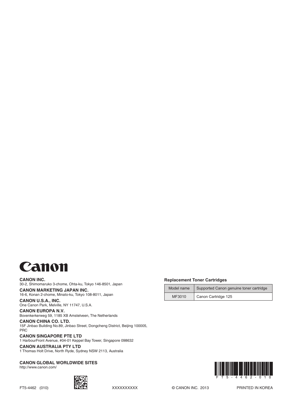 Canon imageCLASS MF3010 User Manual | Page 28 / 28