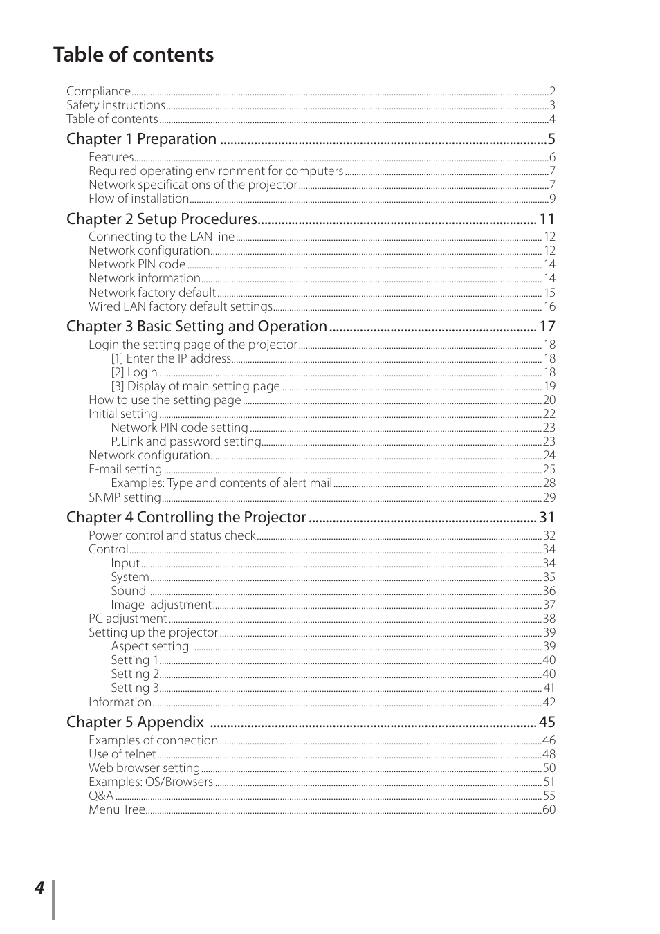 Canon LV-8320 User Manual | Page 4 / 62