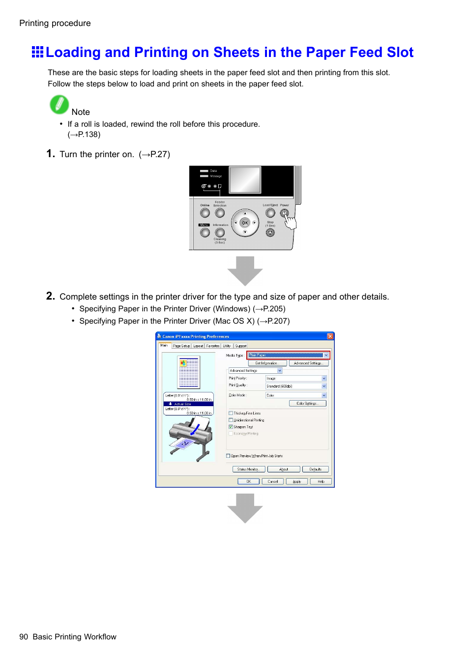 Canon imagePROGRAF iPF605 User Manual | Page 104 / 578