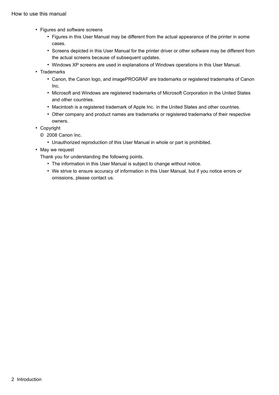 Canon imagePROGRAF iPF605 User Manual | Page 16 / 578
