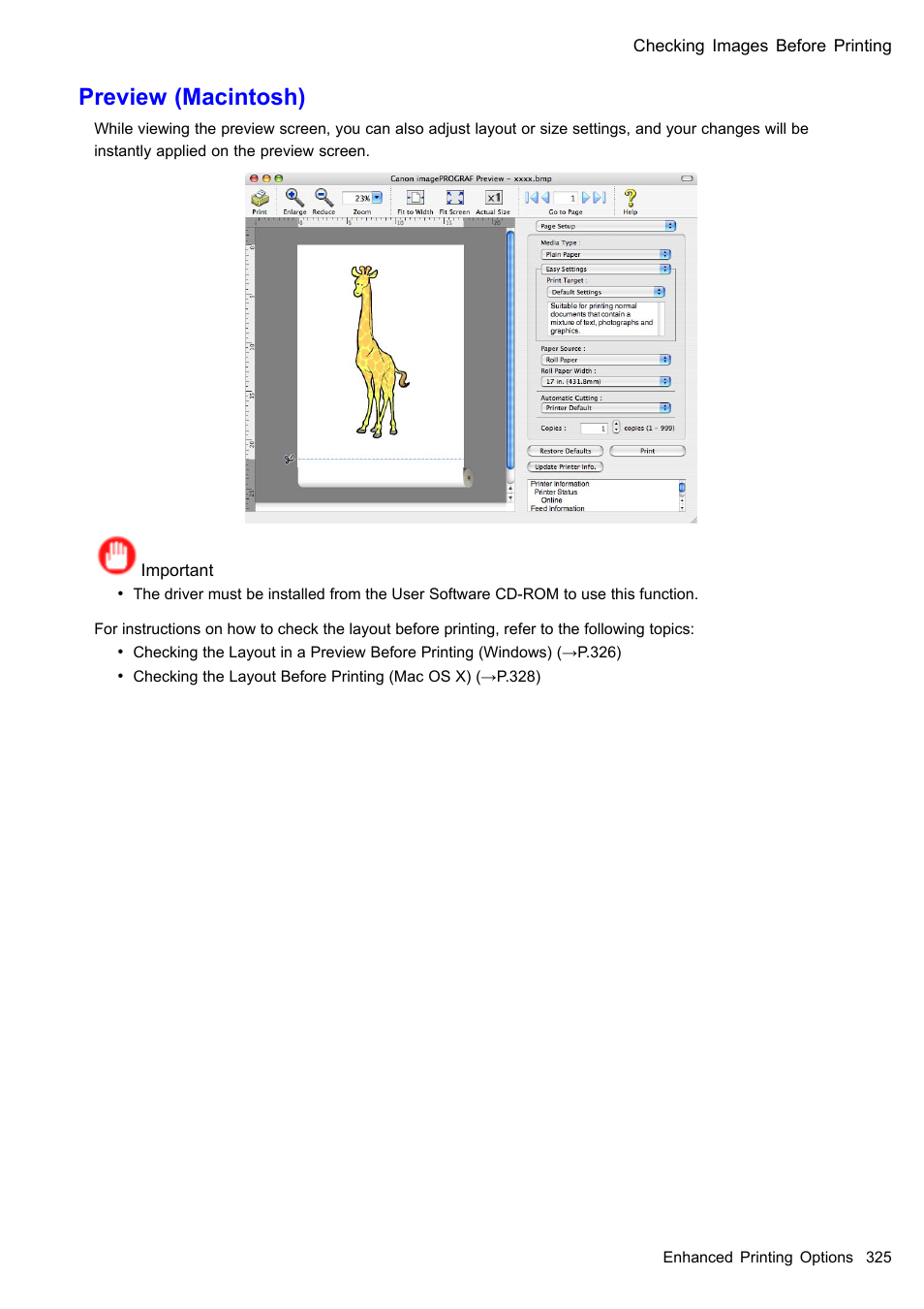 Preview (macintosh) | Canon imagePROGRAF iPF605 User Manual | Page 339 / 578
