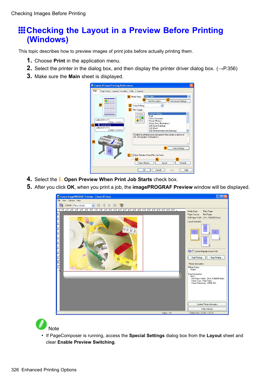 Canon imagePROGRAF iPF605 User Manual | Page 340 / 578