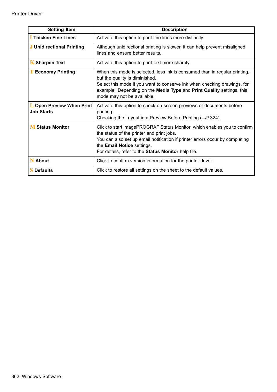 Canon imagePROGRAF iPF605 User Manual | Page 376 / 578