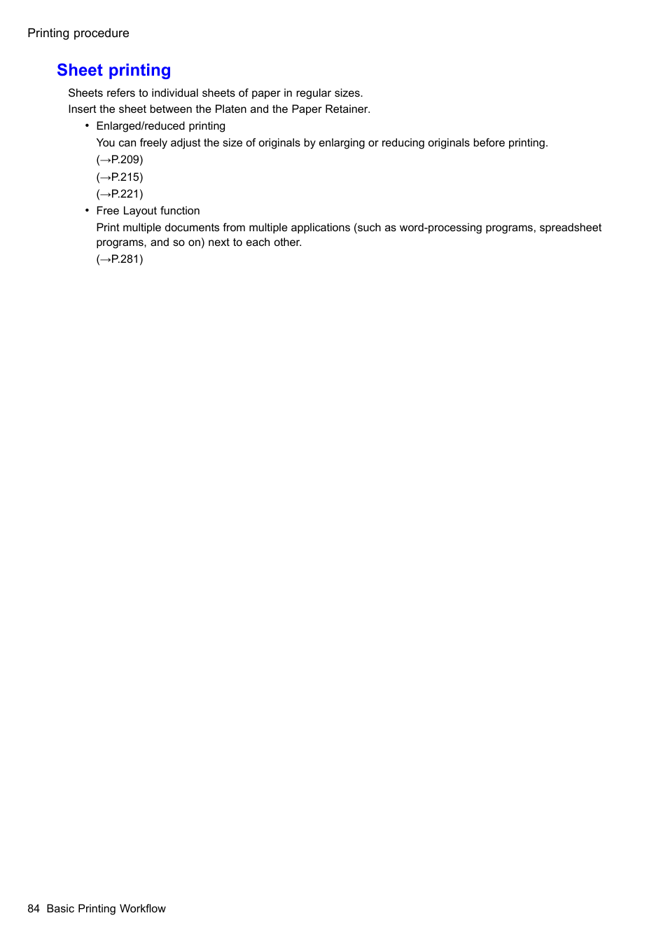 Sheet printing | Canon imagePROGRAF iPF605 User Manual | Page 98 / 578
