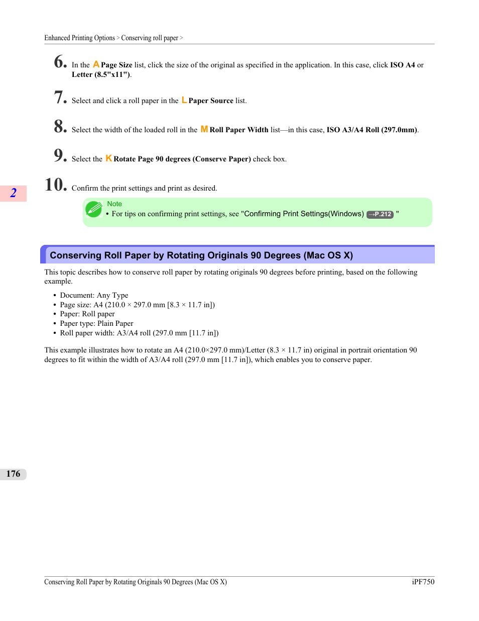 P.176 | Canon imagePROGRAF iPF750 MFP M40 User Manual | Page 192 / 878