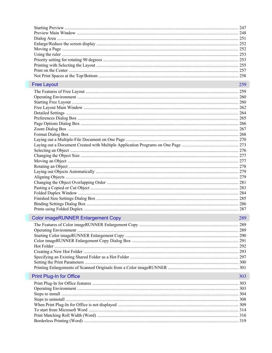 Canon imagePROGRAF iPF750 MFP M40 User Manual | Page 6 / 878