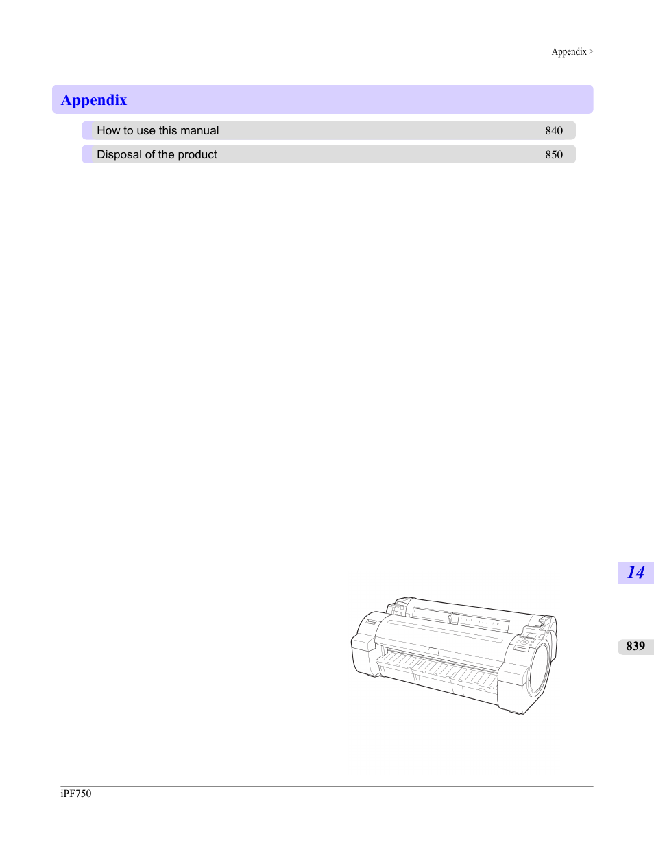 Appendix | Canon imagePROGRAF iPF750 MFP M40 User Manual | Page 855 / 878