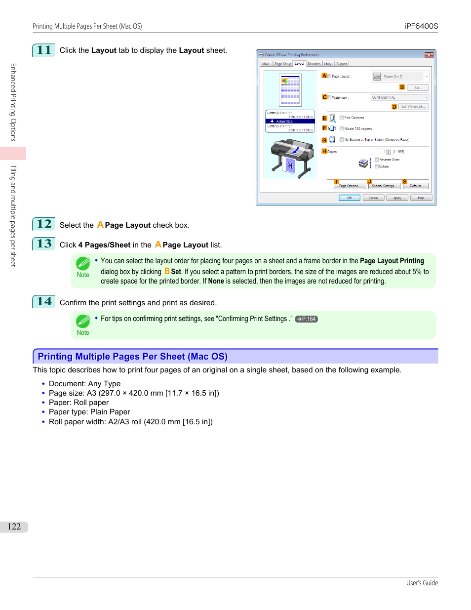 P.122 | Canon imagePROGRAF iPF6400S User Manual | Page 122 / 1022