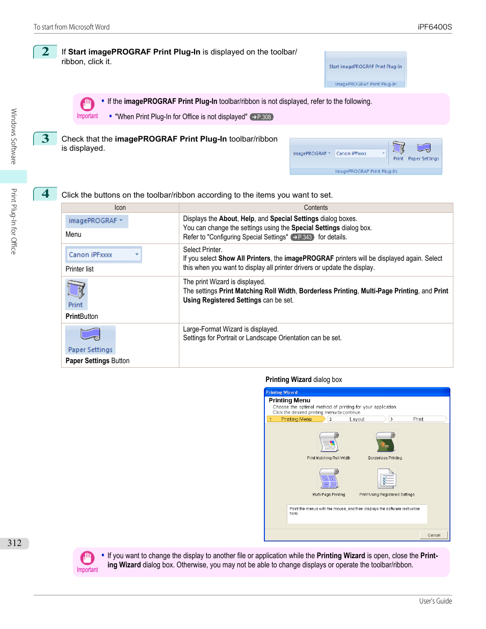 Canon imagePROGRAF iPF6400S User Manual | Page 312 / 1022