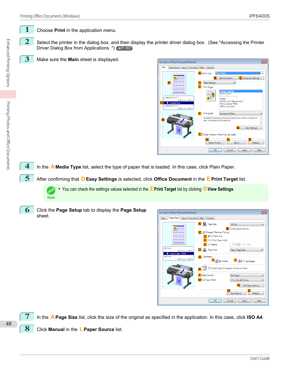 Canon imagePROGRAF iPF6400S User Manual | Page 48 / 1022