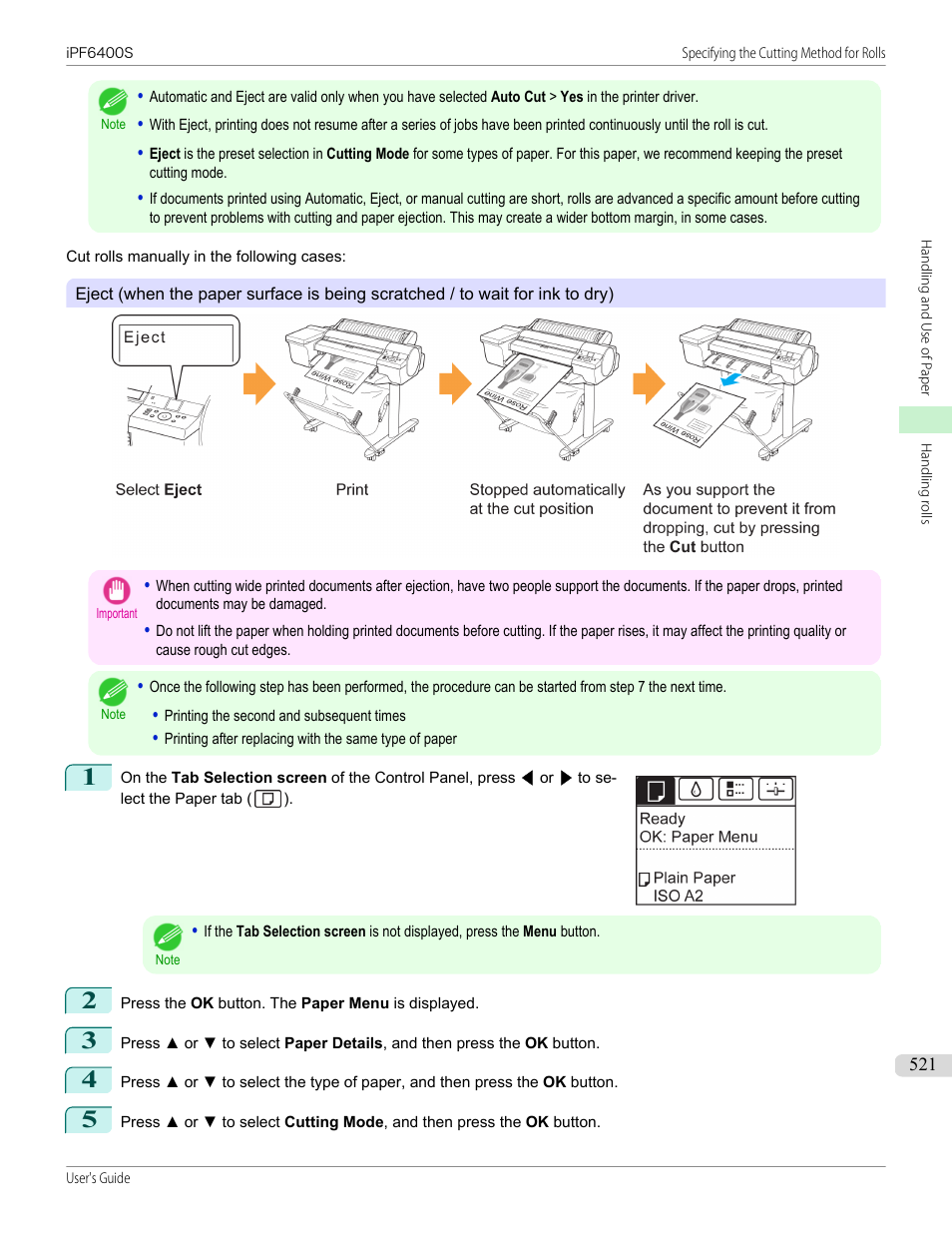 Canon imagePROGRAF iPF6400S User Manual | Page 521 / 1022
