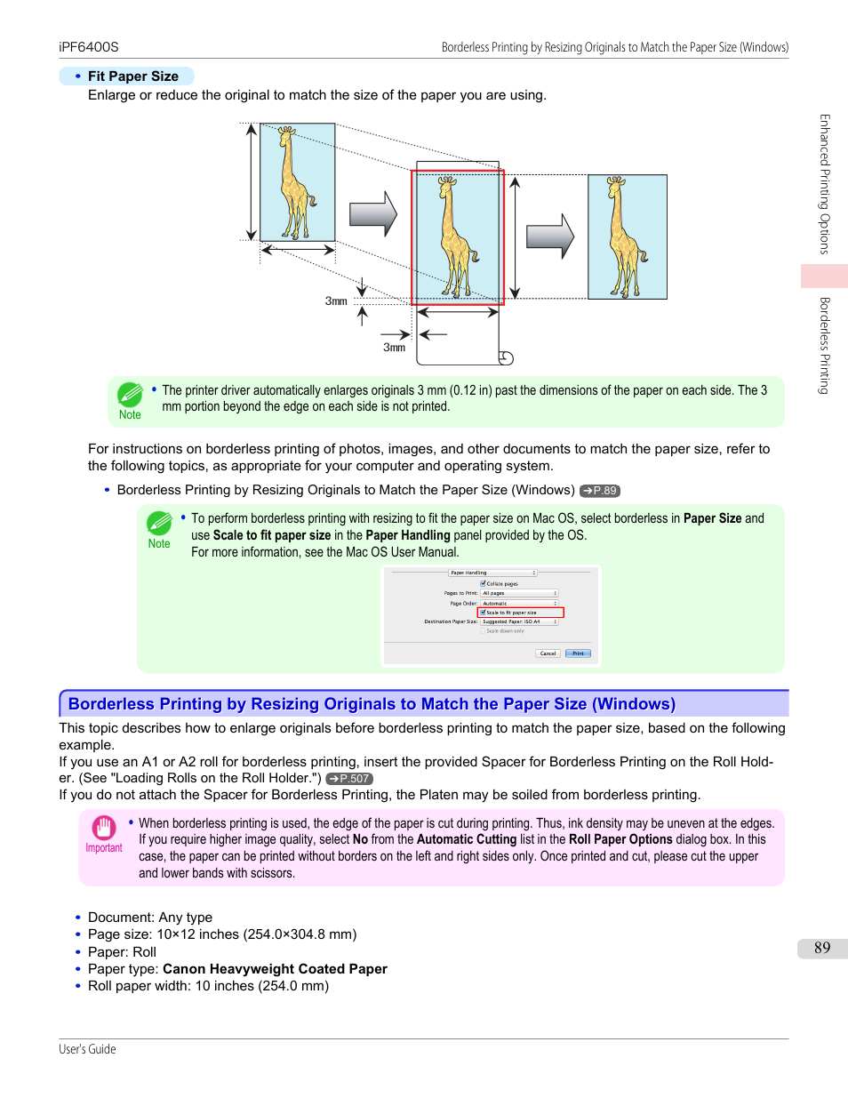 Canon imagePROGRAF iPF6400S User Manual | Page 89 / 1022