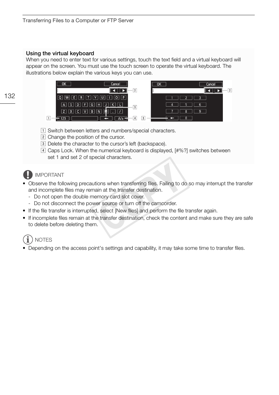 Cop y | Canon VIXIA HF G30 User Manual | Page 132 / 189