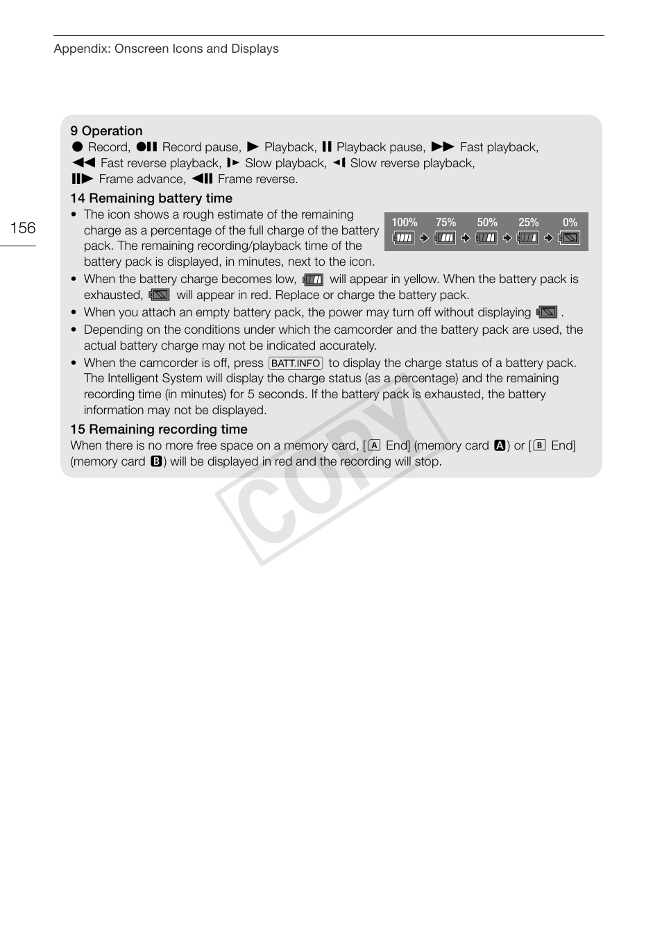 Cop y | Canon VIXIA HF G30 User Manual | Page 156 / 189