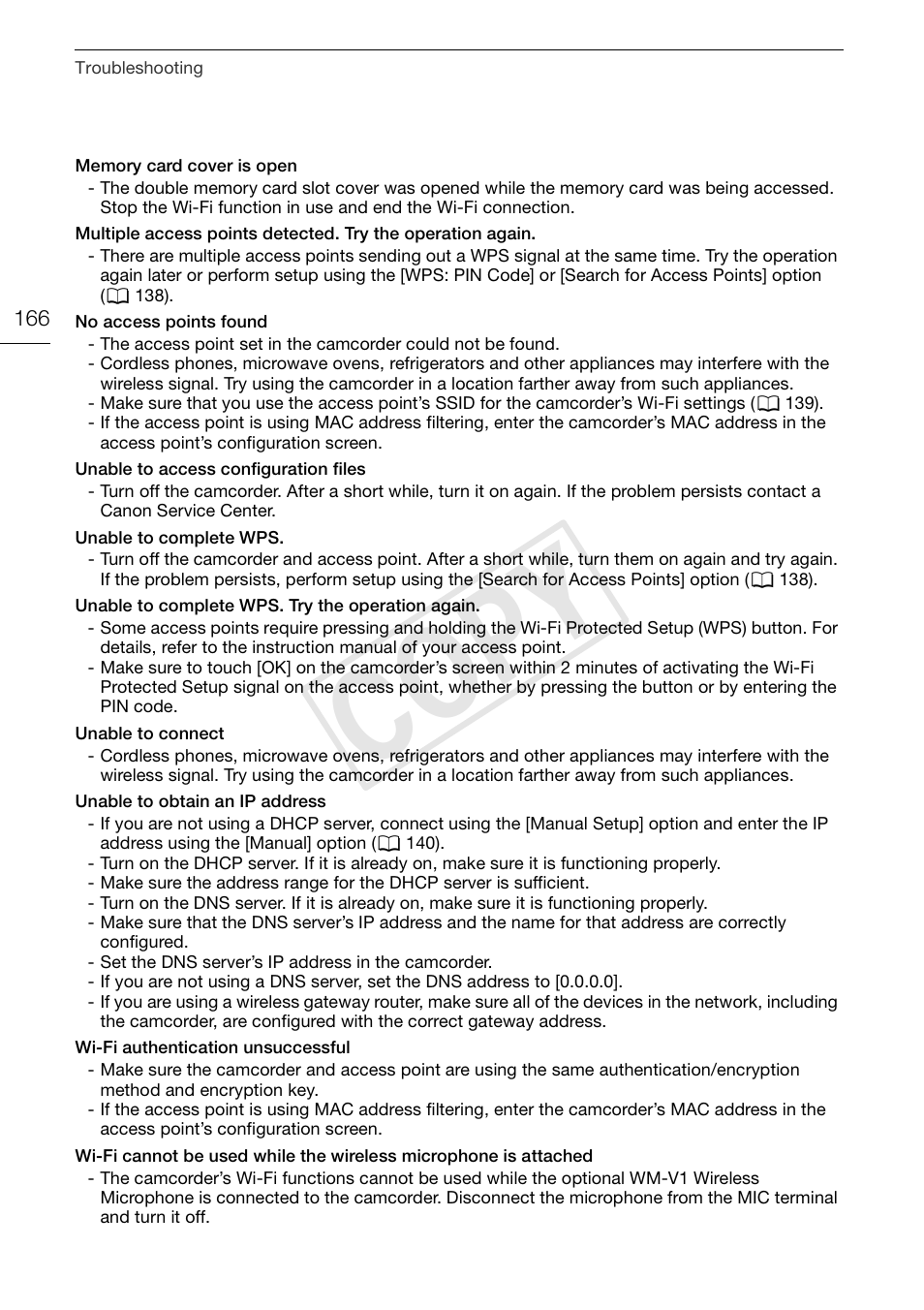 Cop y | Canon VIXIA HF G30 User Manual | Page 166 / 189