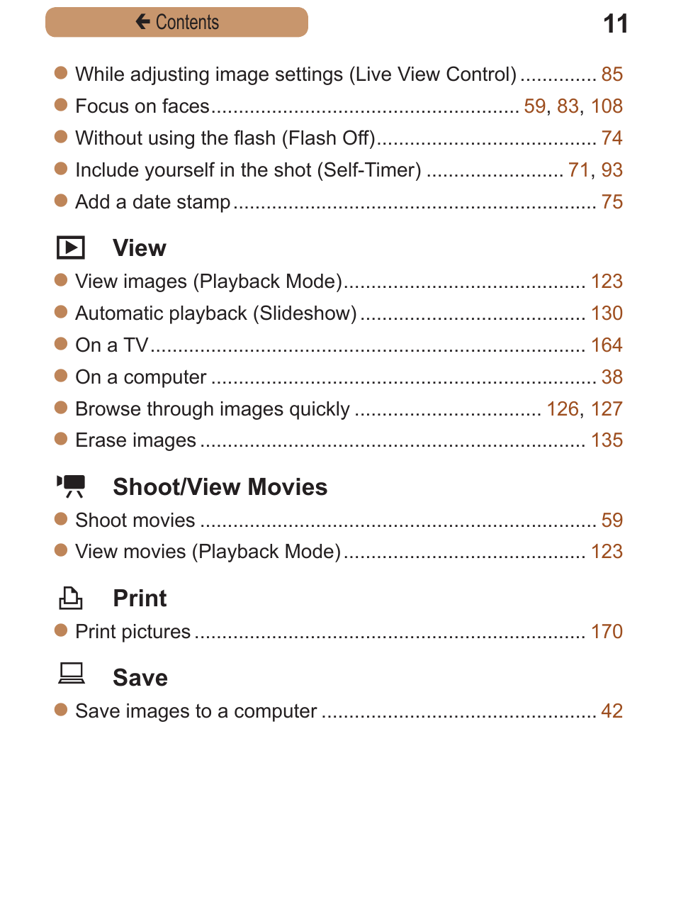 Canon PowerShot A2600 User Manual | Page 11 / 229