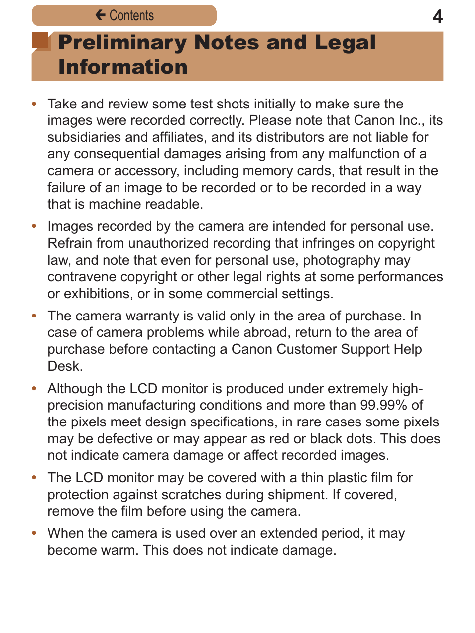 Canon PowerShot A2600 User Manual | Page 4 / 229