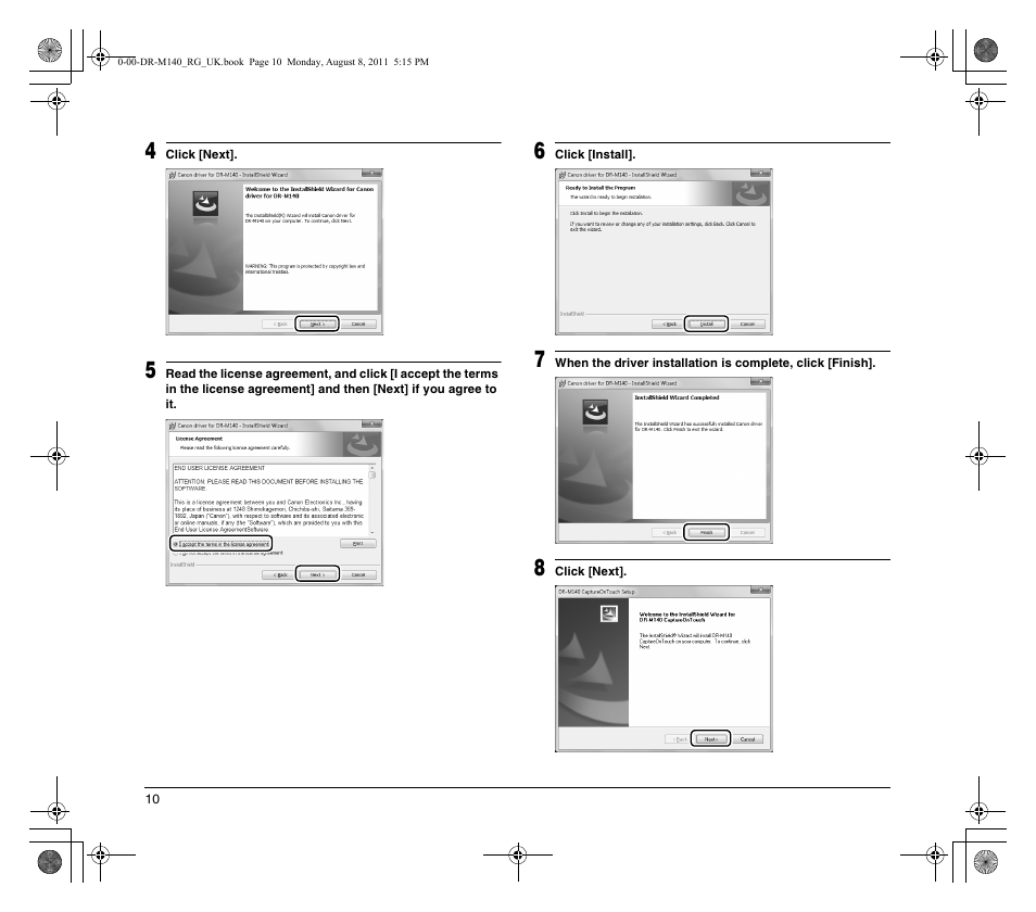 Canon imageFORMULA DR-M140 Document Scanner User Manual | Page 10 / 56