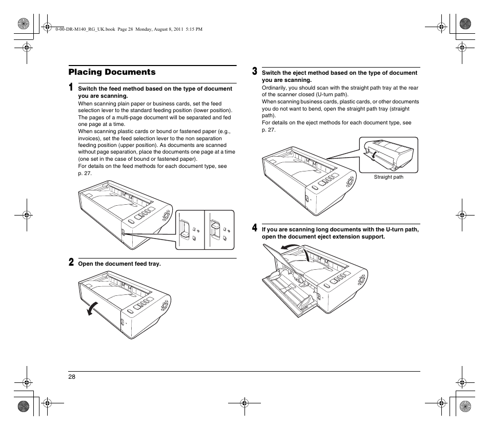 Canon imageFORMULA DR-M140 Document Scanner User Manual | Page 28 / 56
