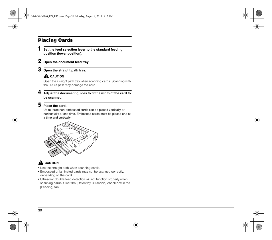 Canon imageFORMULA DR-M140 Document Scanner User Manual | Page 30 / 56