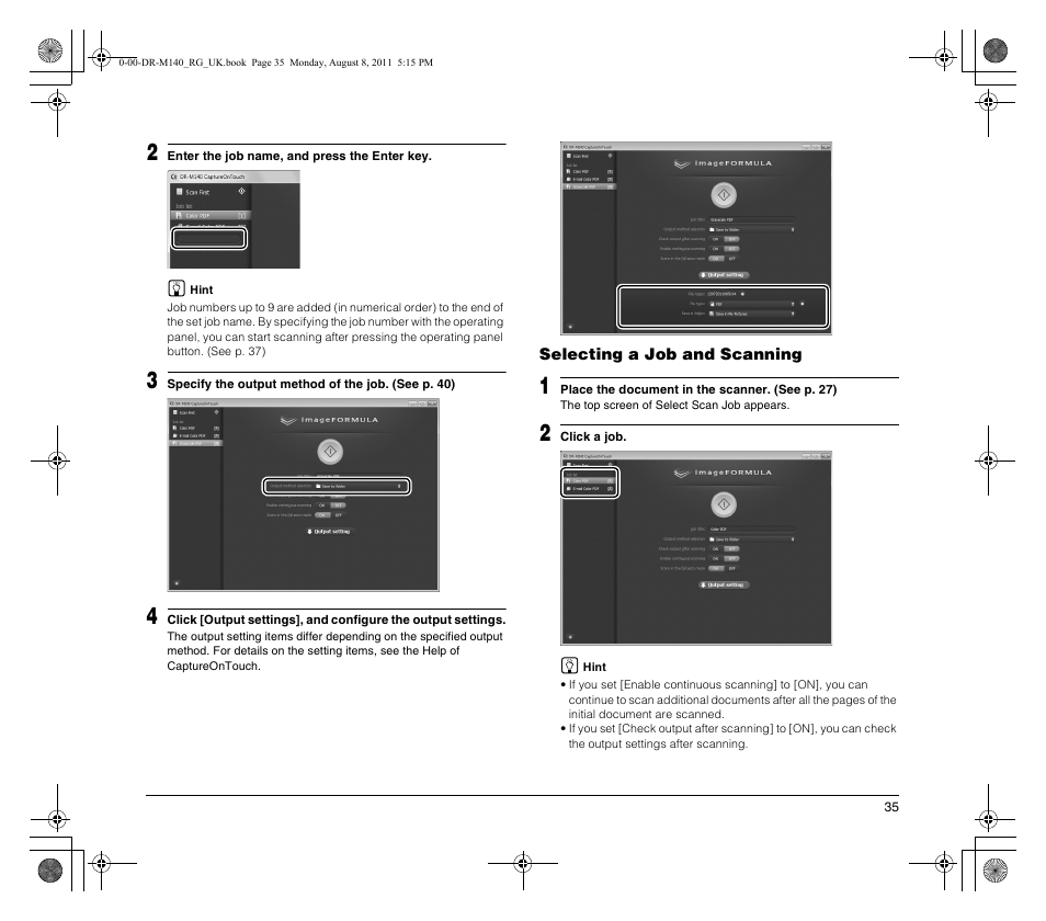 Canon imageFORMULA DR-M140 Document Scanner User Manual | Page 35 / 56