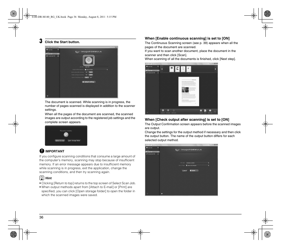 Canon imageFORMULA DR-M140 Document Scanner User Manual | Page 36 / 56