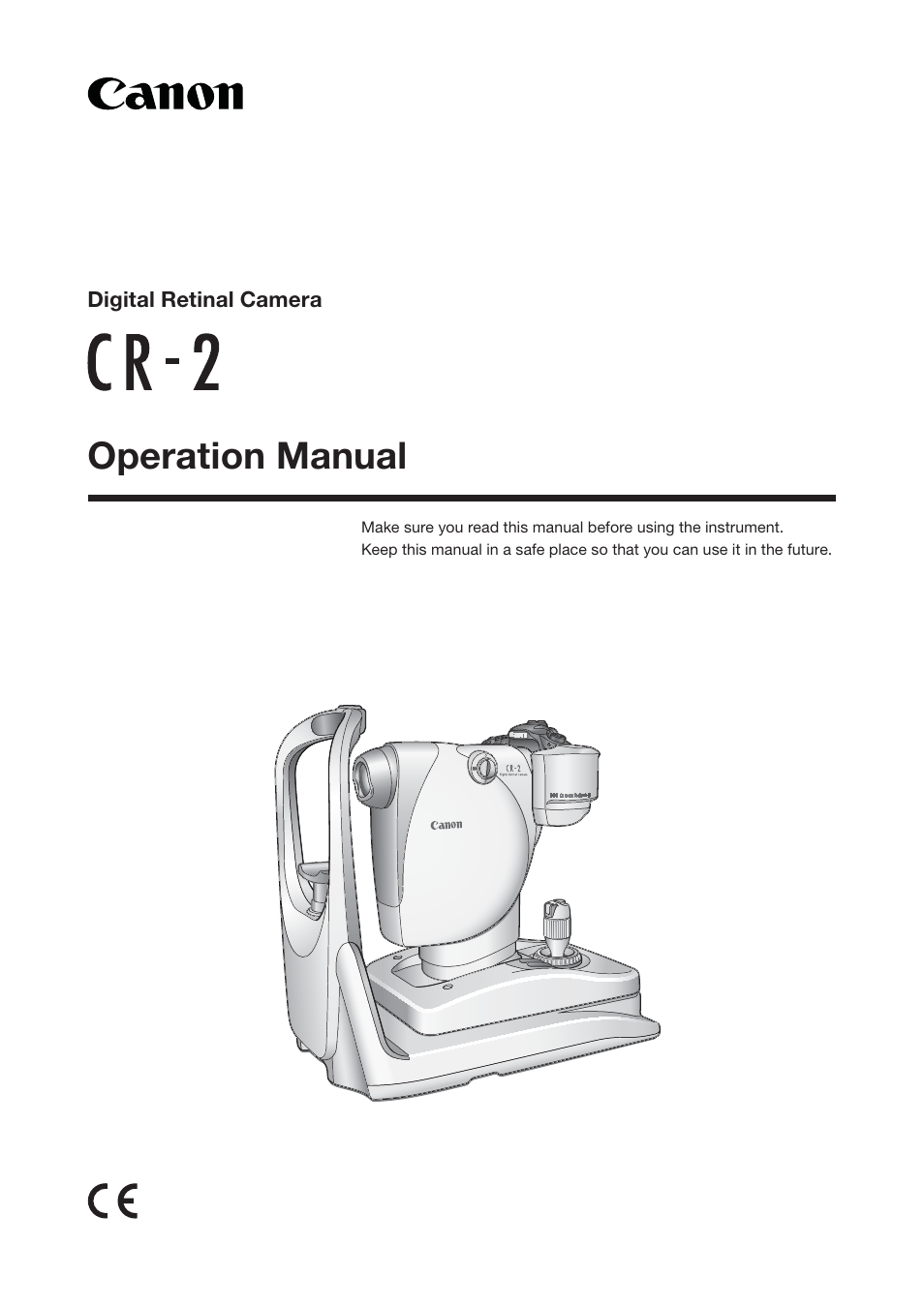 Canon CR-2 User Manual | 52 pages