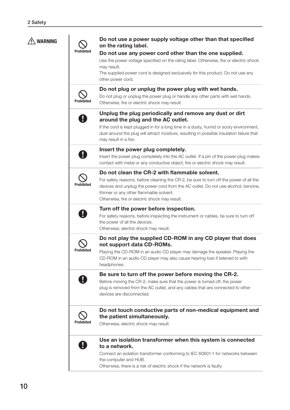 Canon CR-2 User Manual | Page 10 / 52